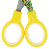 Ножницы BRAUBERG &quot;Kid Series&quot;, 130 мм, жёлтые, с цветной печатью &quot;Жирафы&quot;, закругленные, 232269