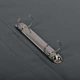 Папка на 2 кольцах BRAUBERG 228380, картон/ПВХ, 35 мм, серая, до 180 листов
