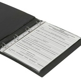 Папка на 4 кольцах BRAUBERG, картон/ПВХ, 40 мм, черная, до 250 листов (удвоенный срок службы), 228393