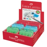 Ластик Faber-Castell &quot;Sleeve Mini&quot; 182412, прямоугольный, 54х25х13 мм, пластиковый футляр ассорти