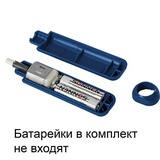 Ластик электрический BRAUBERG &quot;JET&quot;, питание от 2 батареек ААА, 8 сменных ластиков, синий, 229616