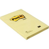 Стикеры 3M Post-it Classic 662, 102&times;152 мм, желтые, пастельные, 100 л. упак