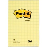 Стикеры 3M Post-it Classic 662, 102&times;152 мм, желтые, пастельные, 100 л. упак