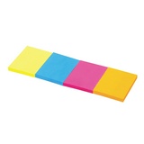 Блок самоклеящийся (стикеры) STAFF 129347, НЕОНОВЫЙ, 38х51 мм, 50 листов, НАБОР 4 цв.