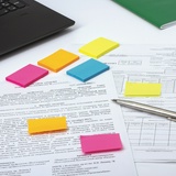 Блок самоклеящийся (стикеры) STAFF 129347, НЕОНОВЫЙ, 38х51 мм, 50 листов, НАБОР 4 цв.