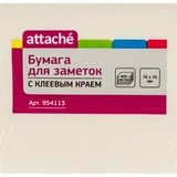 Стикеры Attache 954113, 76x76 мм пастельные 4 цвета (1 блок, 400 листов)