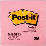 Стикеры Post-it Original 2028-NP 76х76 мм неоновые 5 цветов 1 блок, 450 листов