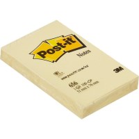 Стикеры Post-it Original 656 51x76 мм пастельные желтые 1 блок, 100 листов