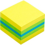 Стикеры Post-it Original 2051-L 51х51мм неоновые 3 цвета 1 блок, 400 л желтый, салатовый, голубой