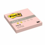 Бумага для заметок с клеевым краем Post-it Basic 654R-BP, 76х76 мм, розовые, 100 л