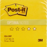 Стикеры Post-it Original Лето 76x76 мм неоновые желтые 1 блок, 100 листов