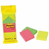 Стикер 3M Post-it Classic 6812 38х51 мм, разноцветные