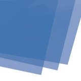 Обложки для переплета пластиковые BRAUBERG 530826 прозрачно-синие, А4, 150 мкм