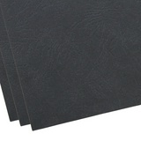 Обложки для переплета картонные BRAUBERG 530837 тиснение под кожу, черные, А4, 100 л, 230 г/м2