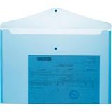 Папка-конверт Attache на кнопке A3, 180 мкм, синяя, 5 шт упак