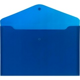 Папка-конверт на кнопке Attache Economy A4 синяя 200 мкм (10 штук в упаковке), 1261161