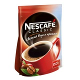 Кофе растворимый Nescafe Classic 150 г (пакет)