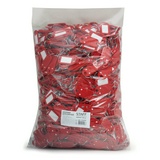 Бирки для ключей пластиковые STAFF 235591, 1000 шт. в упак, красные