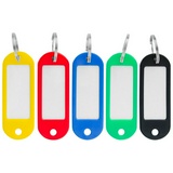 Бирки для ключей пластиковые OfficeSpace 268713, 12 шт. в упак, ассорти
