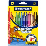 Фломастеры Centropen Perfect, 12 цветов