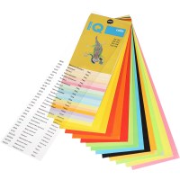 Бумага цветная IQ Color А4, 160 г/м, 250 л. SY40 солнечно-желтая