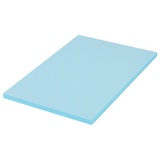 Бумага цветная BRAUBERG, А4, 80 г/м2, 100 л., пастель, голубая, для офисной техники, 112445