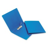Папка с механическим прижимом BANTEX 3301 01 синяя, жесткая обложка