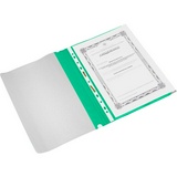 Папка-скоросшиватель с прозрачным верхом А4 Attache зеленый, 10 шт. в упак
