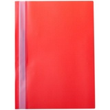 Папка-скоросшиватель с прозрачным верхом А4 OfficeSpace Fms16-1_717 красный, 160 мкм
