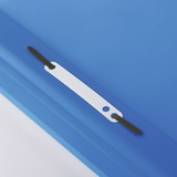 Папка-скоросшиватель с прозрачным верхом А4 BRAUBERG 220386, 180 мкм, голубой
