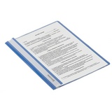Папка-скоросшиватель с прозрачным верхом А4 BRAUBERG 220386, 180 мкм, голубой