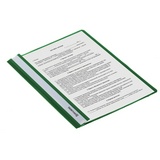 Папка-скоросшиватель с прозрачным верхом А4 BRAUBERG 220414, 180 мкм, зеленый