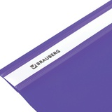 Папка-скоросшиватель с прозрачным верхом А4 BRAUBERG 220388, 180 мкм, фиолетовый