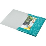 Папка на резинках Attache, A4, картонная зеленая, 370 г/м&sup2;