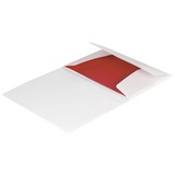 Папка на резинках BRAUBERG &quot;Office&quot; 228080, белая, до 300 листов, 0,5 мм