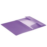 Папка на резинках BRAUBERG &quot;Office&quot; 228081, фиолетовая, до 300 листов, 0,5 мм