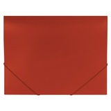 Папка на резинках BRAUBERG &quot;Office&quot; 227711, красная, до 300 листов, 0,5 мм