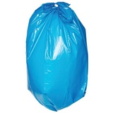 Пакеты для мусора с завязками Paclan MULTI-TOP, 120 л, 70х120 см, синий, 25 мкм, 15 шт