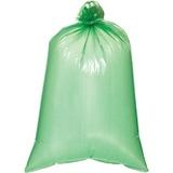Пакеты для мусора биоразлагаемые Attache 120 л, 70х110 см, зеленый, 40 мкм, 20 шт