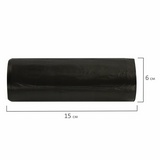 Мешки для мусора 60 л, черные, в рулоне 20 шт., ПНД 12 мкм, 60х70 см, ОФИСМАГ стандарт, 601383
