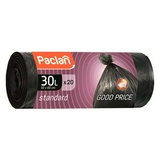 Пакеты для мусора Paclan STANDART, 30 л, 50х60 см, черный, 7.3 мкм, 20 шт