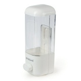 Диспенсер для жидкого мыла ЛАЙМА 601792, наливной, 0,5 л, ABS-пластик, белый