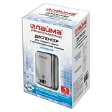 Диспенсер для жидкого мыла LAIMA PROFESSIONAL INOX 605393 (гарантия 3 года), 1 л, нержавеющая сталь, зеркальный