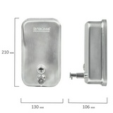 Диспенсер для жидкого мыла LAIMA PROFESSIONAL INOX 605395, (гарантия 3 года), 1 л, нержавеющая сталь, матовый
