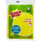 Салфетки хозяйственные Scotch-Brite вискоза, 32х38 см 3 шт. в упак