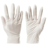 Перчатки виниловые белые ЛАЙМА 605011, 50 пар (100 шт.), неопудренные, прочные, размер L (большой)