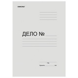 Папка без скоросшивателя &quot;Дело&quot;, картон, плотность 320 г/м2, до 200 листов, ОФИСМАГ, 127818