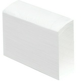 Полотенца бумажные 200 штук, ЛАЙМА 126097, (Система H2), 20 шт, люкс, 2-слойные, белые, 22х23, Interfold
