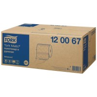 Полотенца бумажные Tork Matic H1 Advanced 120067, белые, 2-слойные, 6 рул. в упак