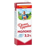 Молоко Домик в деревне стерилизованное 3,2%, 1,45 кг